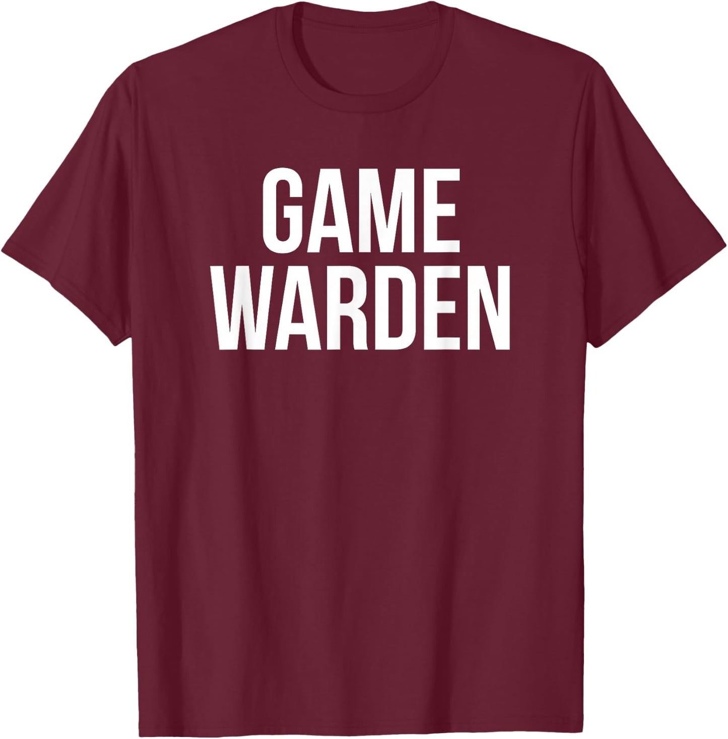 Game Warden Halloween T-Shirt - T-Shirt | Maroon