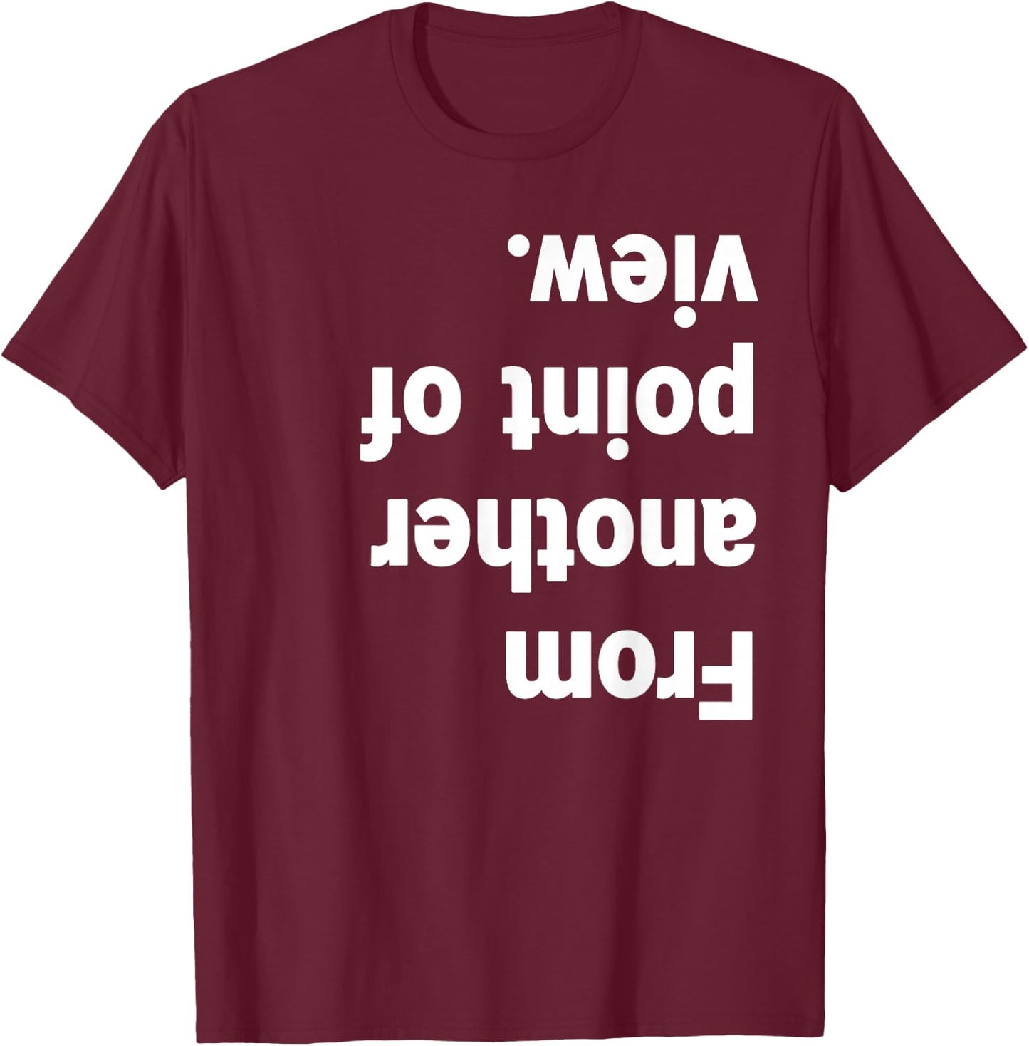 From another perspective , Black, S T-Shirt - T-Shirt | Maroon