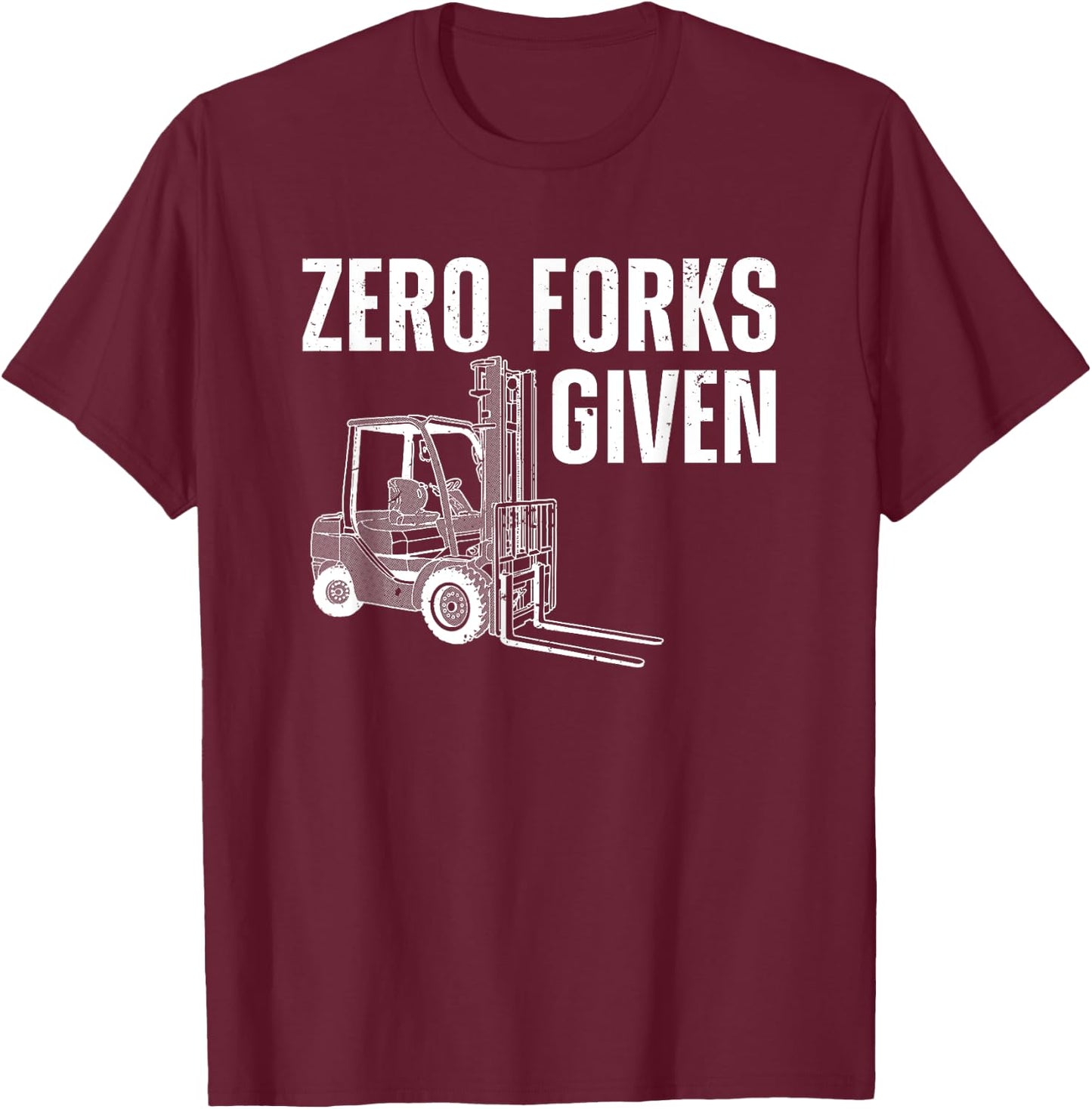 Funny Forklift Driver Art Women Forklift Operator T-Shirt - T-Shirt | Maroon