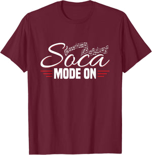 Soca Mode On Design for a Soca festival lover T-Shirt - T-Shirt | Maroon