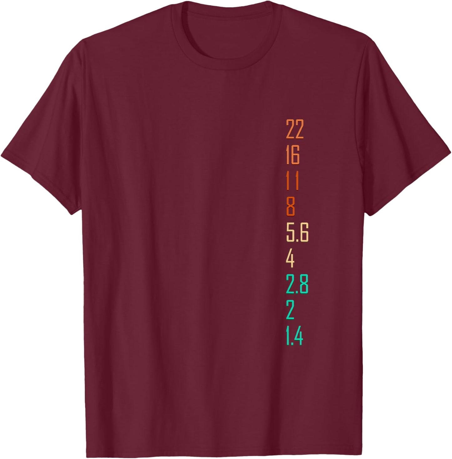 Photographer for Photography Lover Photographing Camera Lens T-Shirt - T-Shirt | Maroon