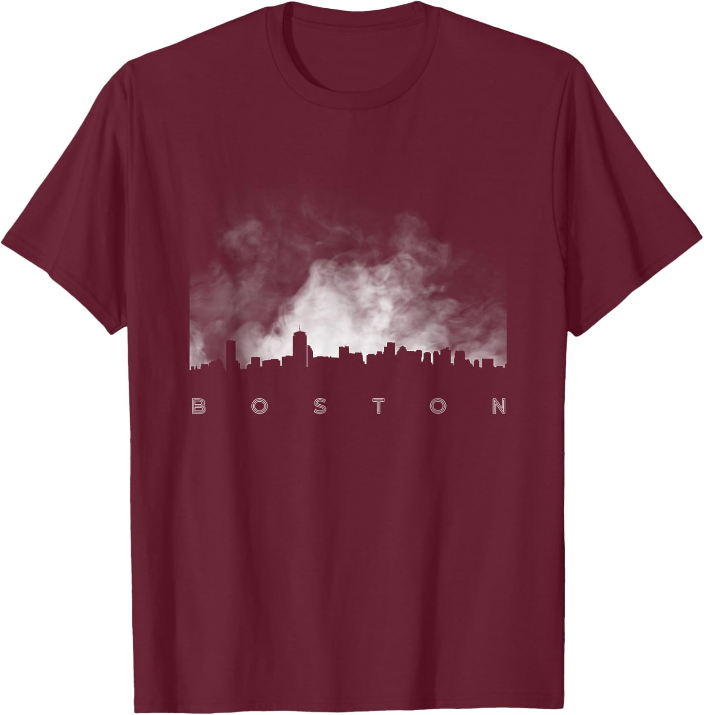 City of Boston Massachusetts T-Shirt - T-Shirt | Maroon