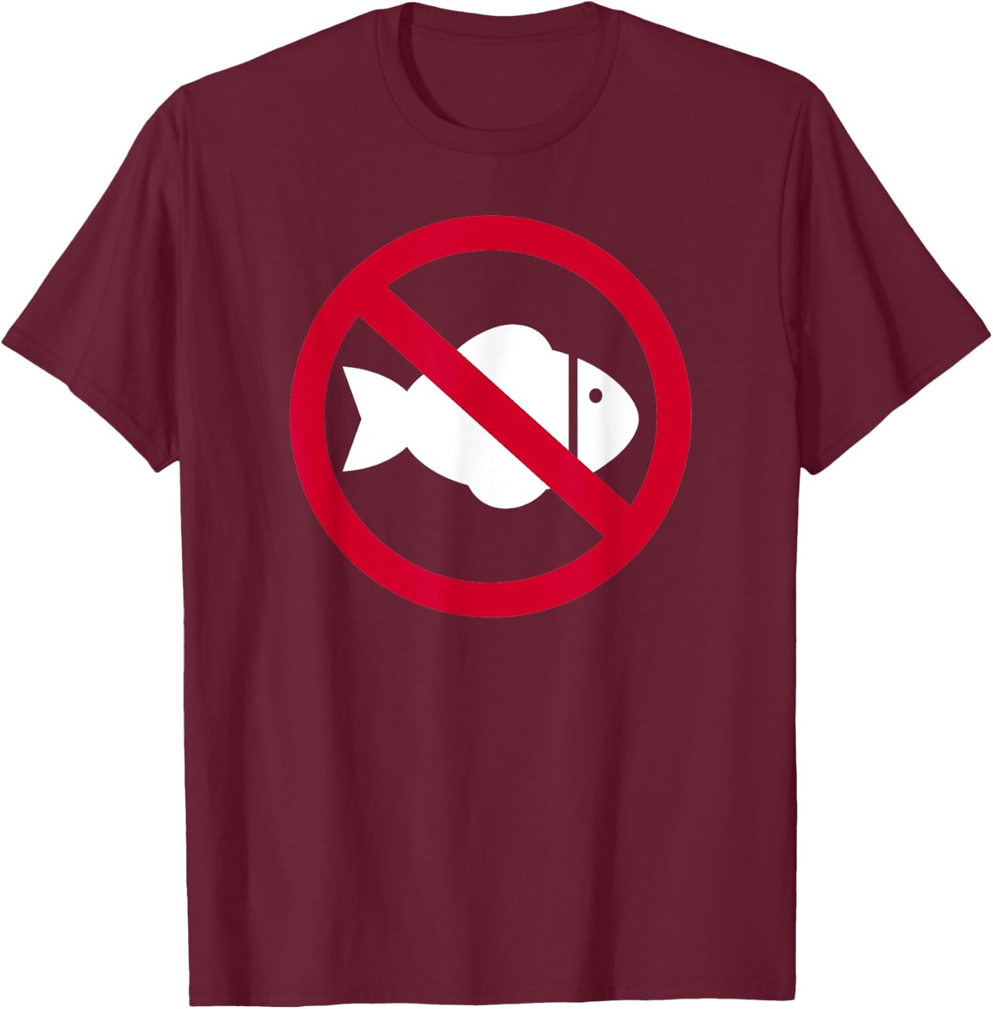 No fish T-Shirt - T-Shirt | Maroon