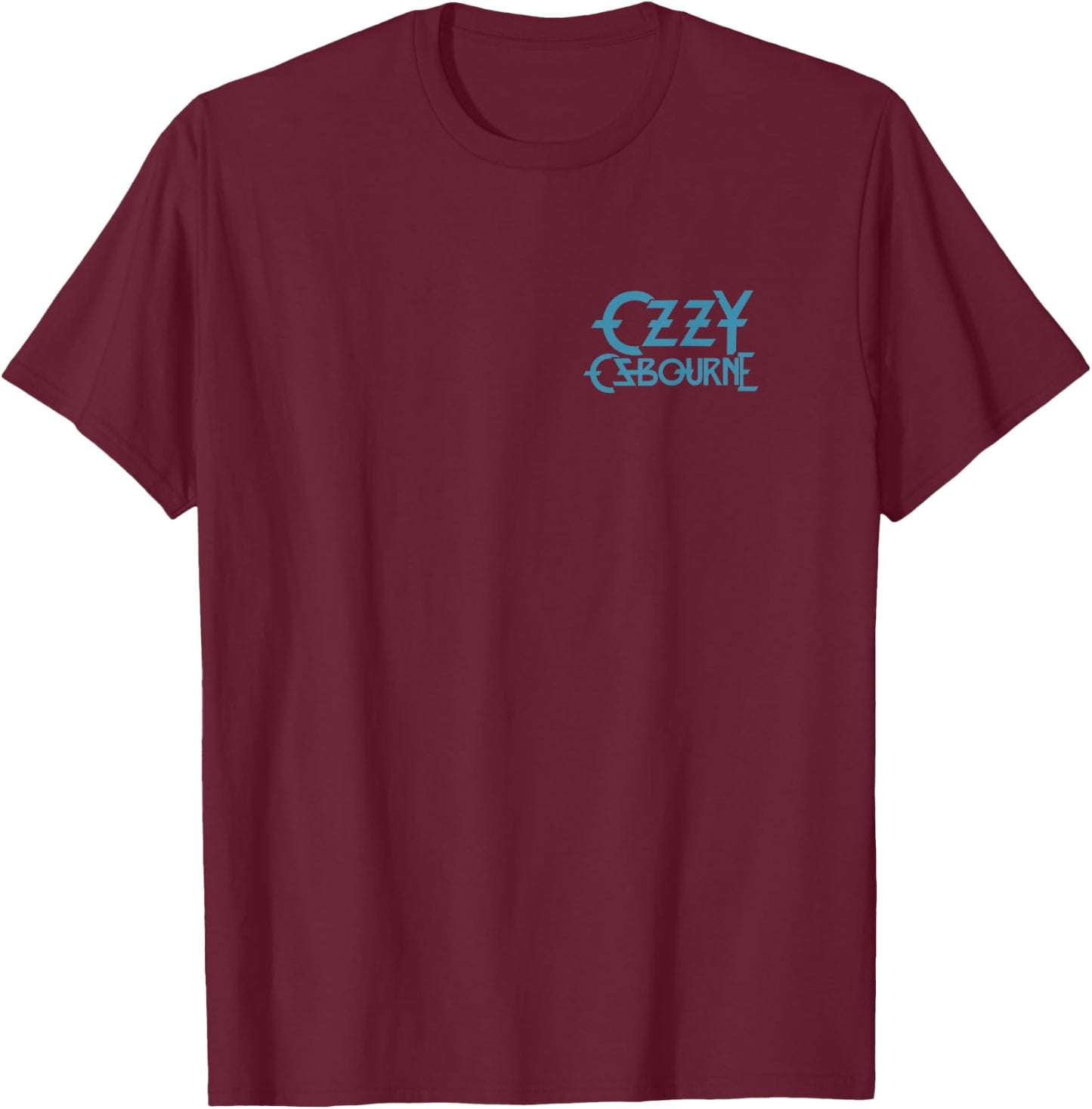 Ozzy Osbourne Patient Number 9 Teal Logo T-Shirt - T-Shirt | Maroon