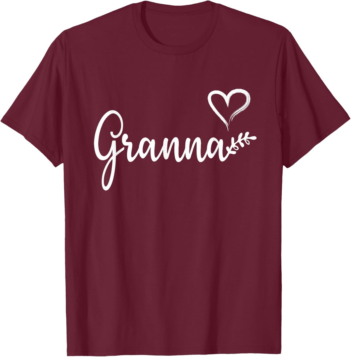 Granna Grandma Birthday Christmas Women Gifts T-Shirt - T-Shirt | Maroon