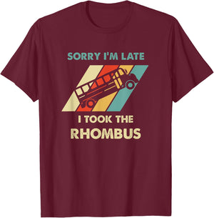 I Took The Rhombus For Teens Boys Girls Funny Math Nerd T-Shirt - T-Shirt | Maroon