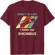 I Took The Rhombus For Teens Boys Girls Funny Math Nerd T-Shirt - T-Shirt | Maroon