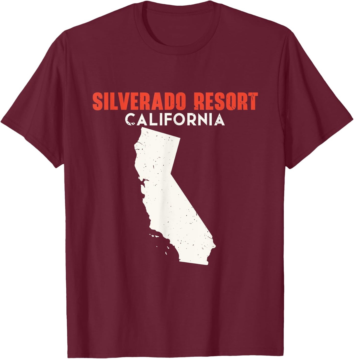 Silverado Resort California USA State America Travel Califor T-Shirt - T-Shirt | Maroon