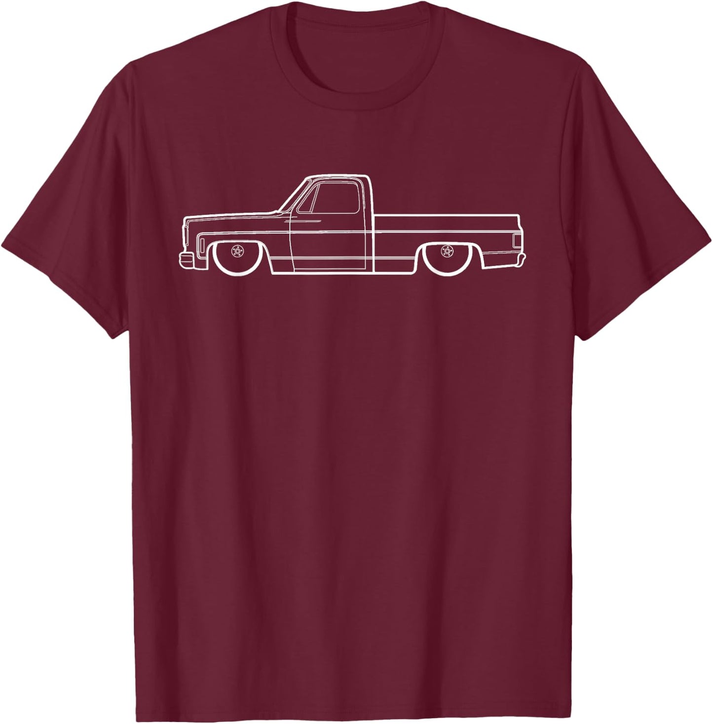 Gravy Gear 73-87 Squarebody C10 T-Shirt - T-Shirt | Maroon