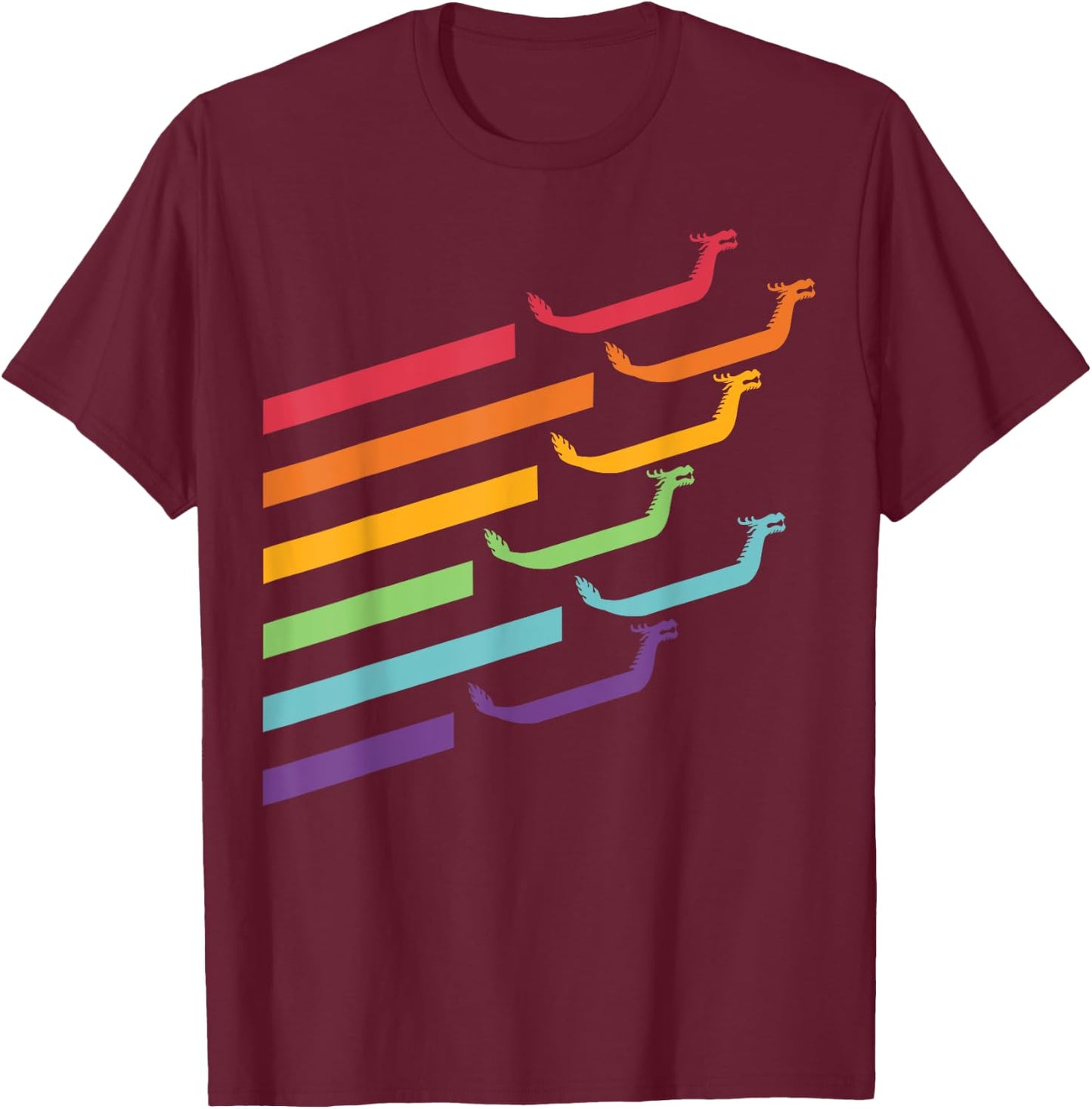 Dragon Boat Racing T-Shirt - T-Shirt | Maroon