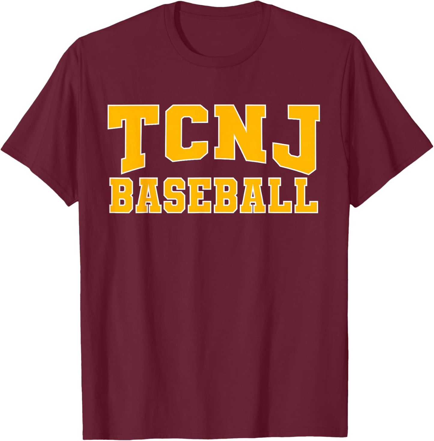 TCNJ Baseball Sports Fan T-Shirt - T-Shirt | Maroon