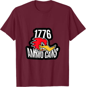 Hot Rod Woodpecker T-Shirt - T-Shirt | Maroon