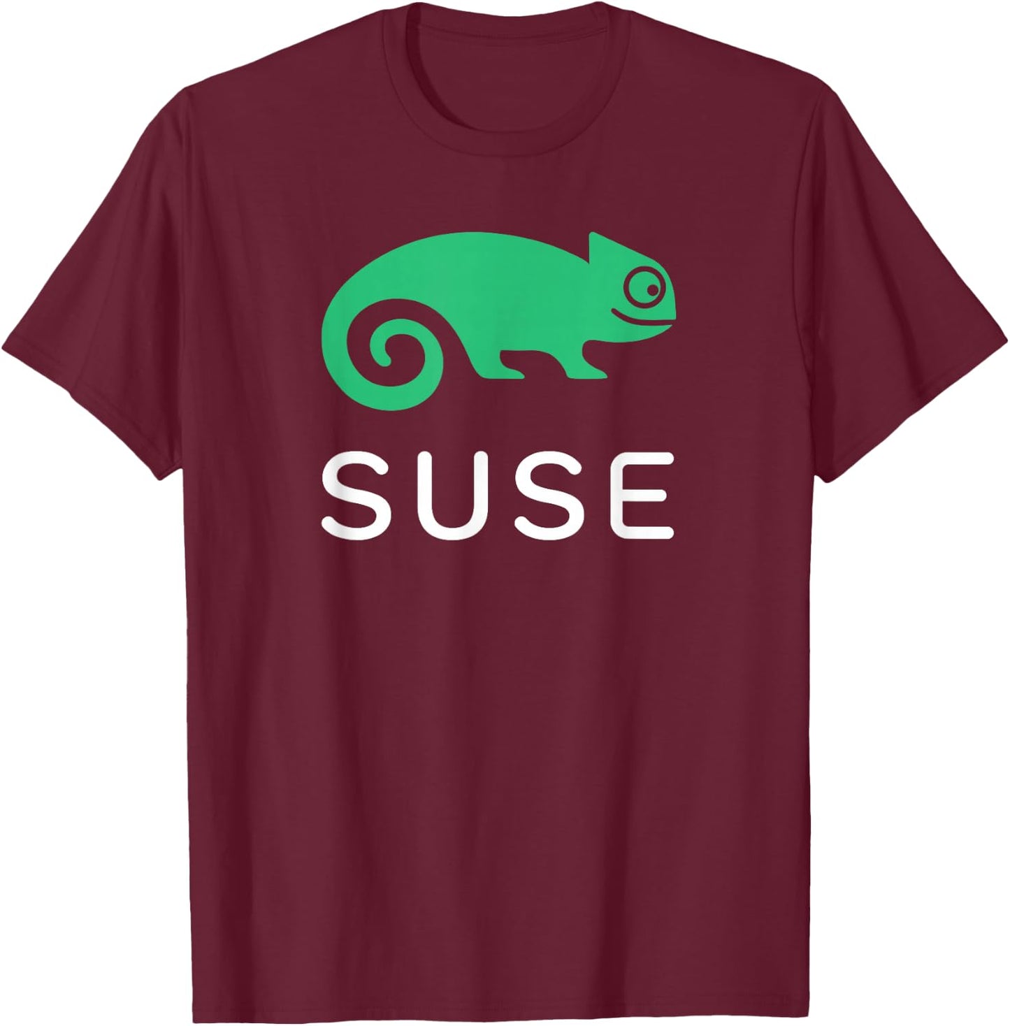 SUSE Linux Software Defined Networking and Virtualization , black T-Shirt - T-Shirt | Maroon