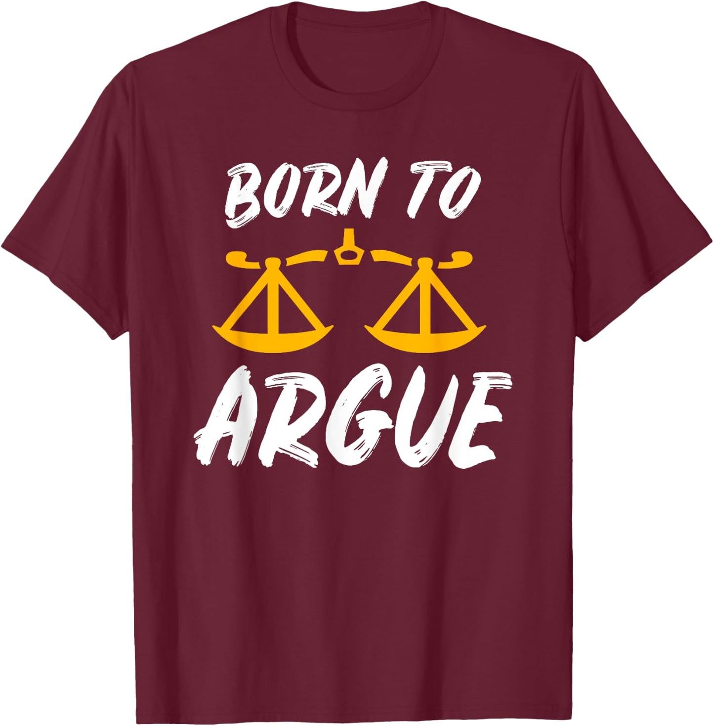 Law Student Lawyer Attorney Gift: & Graphic T-Shirt - T-Shirt | Maroon