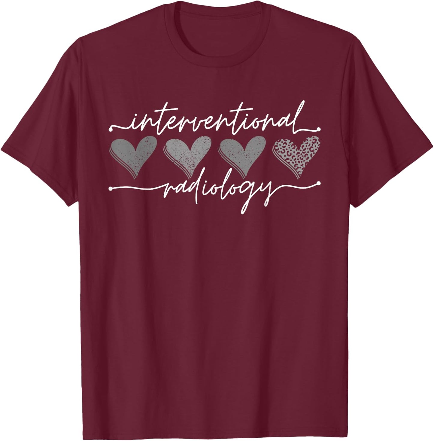 Interventional Radiology Nurse Practitioner IR Nursing T-Shirt - T-Shirt | Maroon