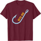 Bite Me Fishing T Shirt T-Shirt - T-Shirt | Maroon