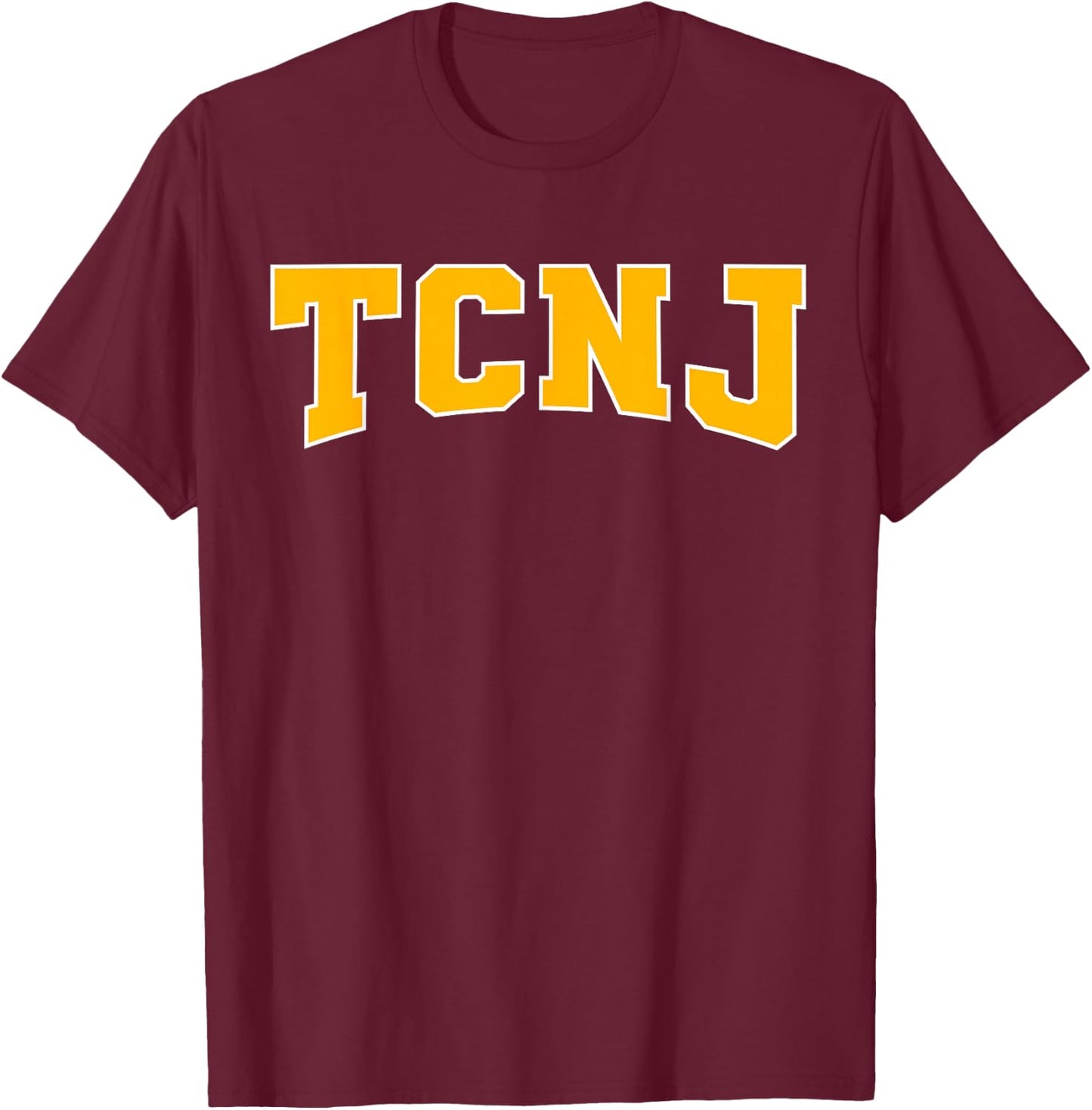 TCNJ The College Of New Jersey Apparel Sports Fan T-Shirt - T-Shirt | Maroon