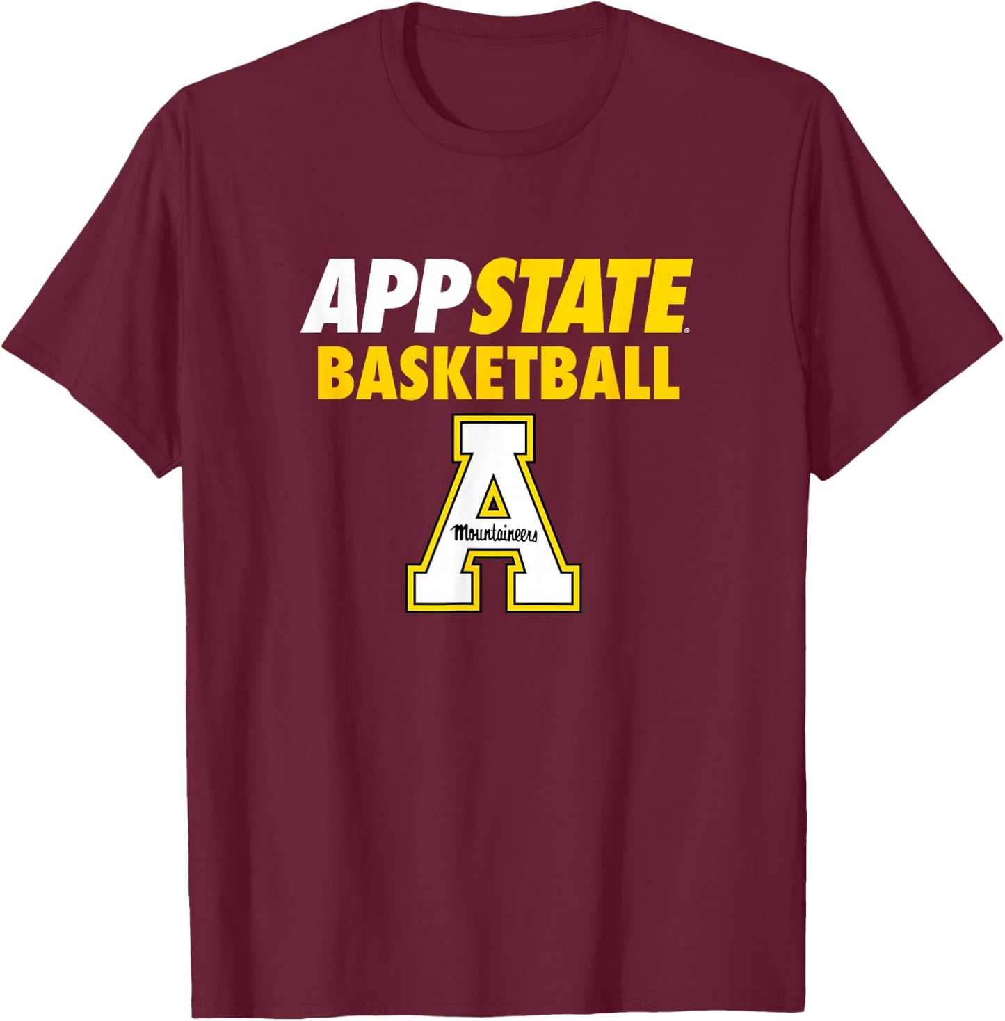 App State Basketball Mountaineers Sports Fan T-Shirt - T-Shirt | Maroon