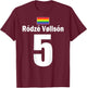 Isländische Namen auf Party Trikot Fußball Island Mallorca T-Shirt - T-Shirt | Maroon