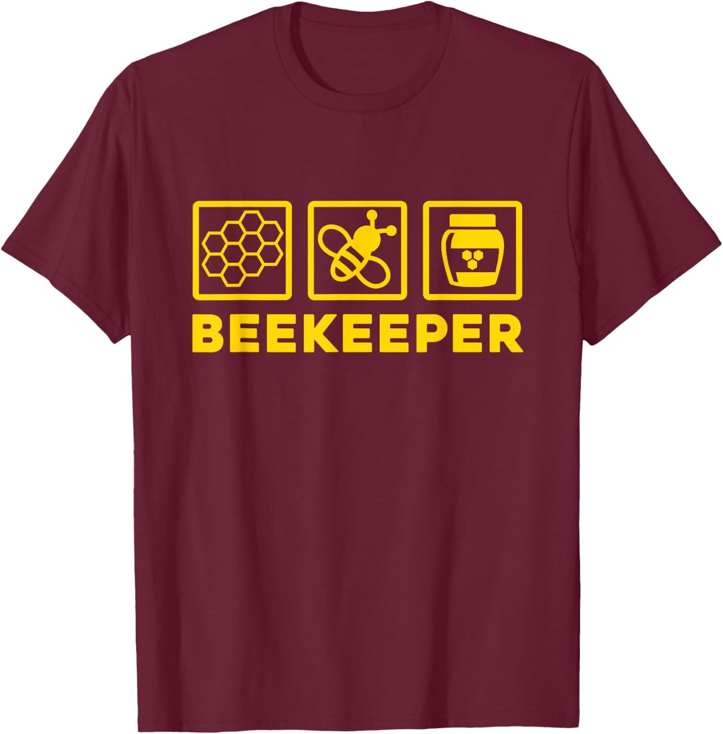 Biene Imker Bienenwabe Save bees Honig Dealer Bienen Motiv T-Shirt - T-Shirt | Maroon