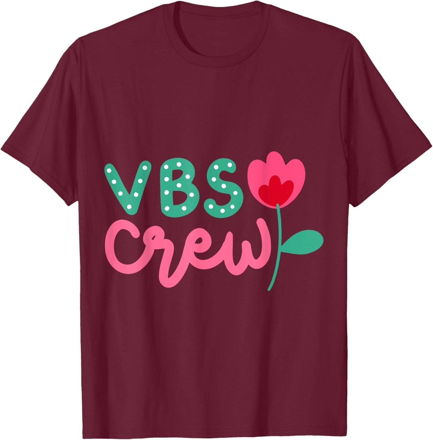 VBS Crew Faith-Based Gathering Sunday School Teacher Women T-Shirt - T-Shirt | Maroon