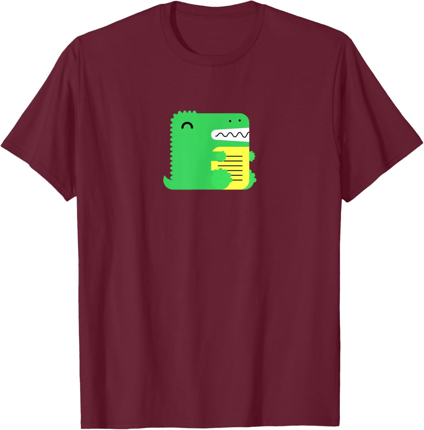 Docusaurus Dinosaur T-Shirt - T-Shirt | Maroon