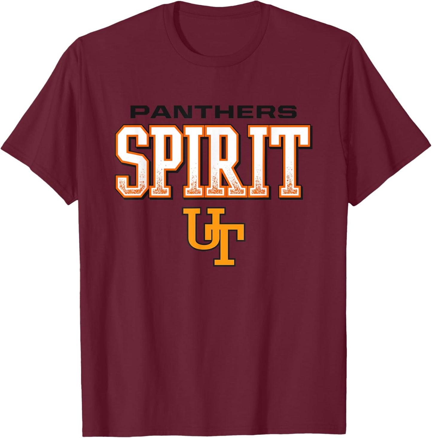 United Township Panthers Logo Spirit HS T-Shirt - T-Shirt | Maroon