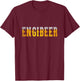 Engibeer Engineer Beer lover T-Shirt - T-Shirt | Maroon