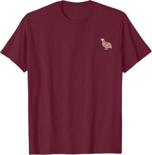 Wachteln T-Shirt - T-Shirt | Maroon