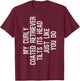 My Curly coated Retriever Dog Tilts Its Head Funny Curly T-Shirt - T-Shirt | Maroon