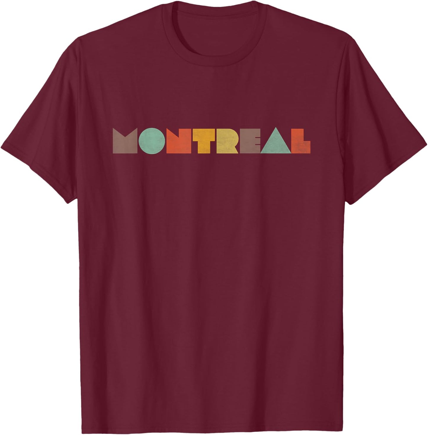 Montreal Vintage T-Shirt - T-Shirt | Maroon