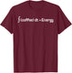 Funny Math Science Lover Integration Coffee equals Energy T-Shirt - T-Shirt | Maroon