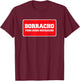 Borracho Pero Buen Muchacho Funny Car License Plate T-Shirt - T-Shirt | Maroon