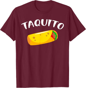 Kids Taquito Burrito Taco Taquito Matching Family T-Shirt - T-Shirt | Maroon