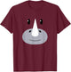Rhino Face Halloween Costume Adult Kids Toddler Baby 5T 4T T-Shirt - T-Shirt | Maroon