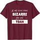 TDAH Sensibilisation Hyperactivité Bizarre Boy Girl , Black, S T-Shirt - T-Shirt | Maroon