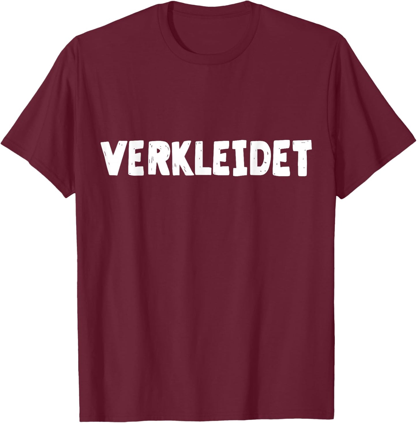 Fancy Dress Costume for Carnival and Fancy Dress , black T-Shirt - T-Shirt | Maroon