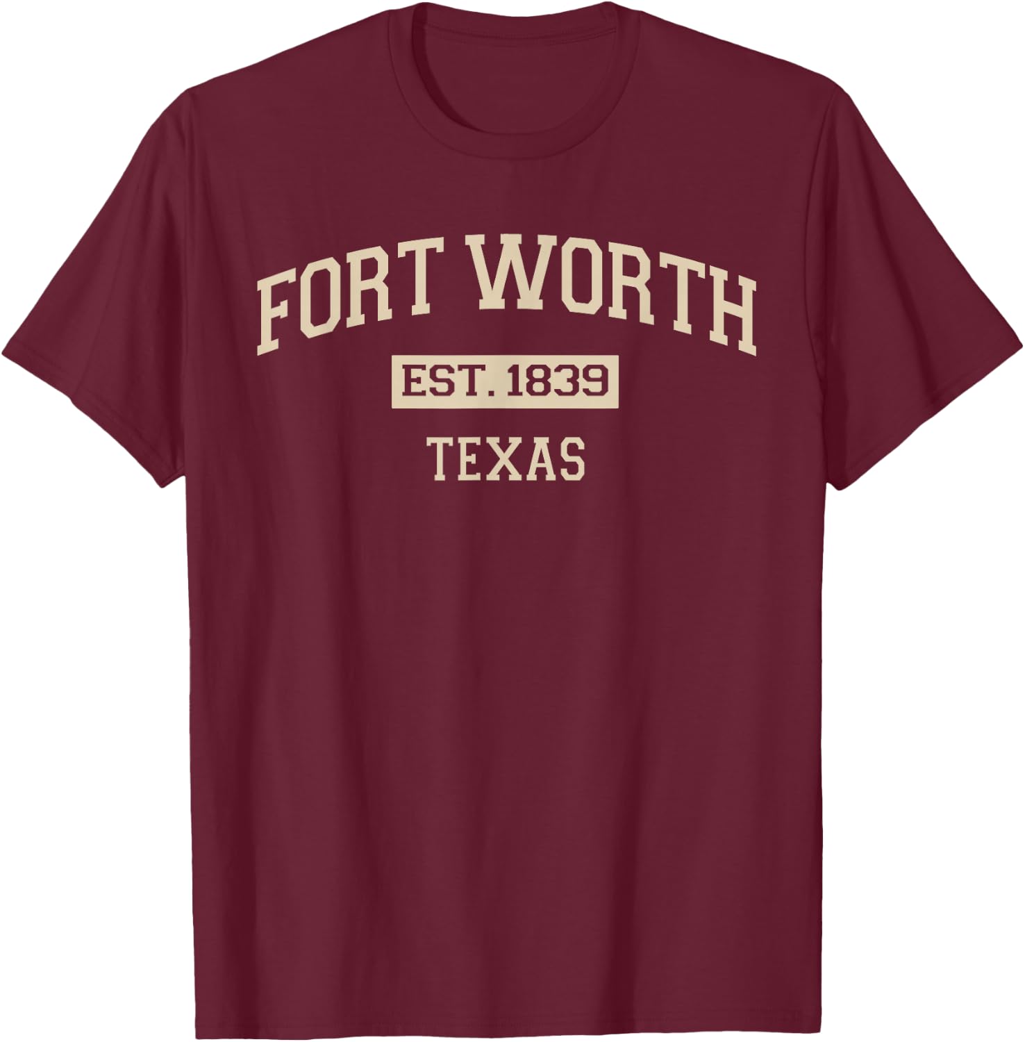 Texas Shirts für Damen Herren Howdy Yeehaw Alamo Fort Worth T-Shirt - T-Shirt | Maroon