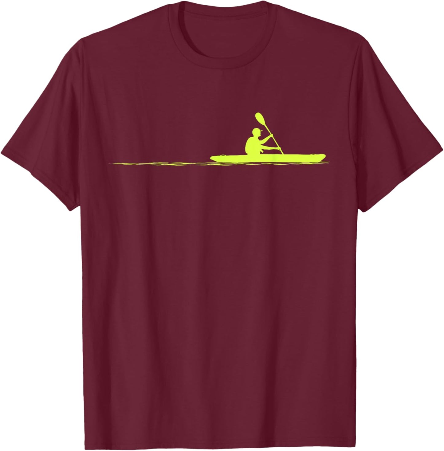 Schlauchboot Kanu Kajak Kanufahrer T-Shirt - T-Shirt | Maroon