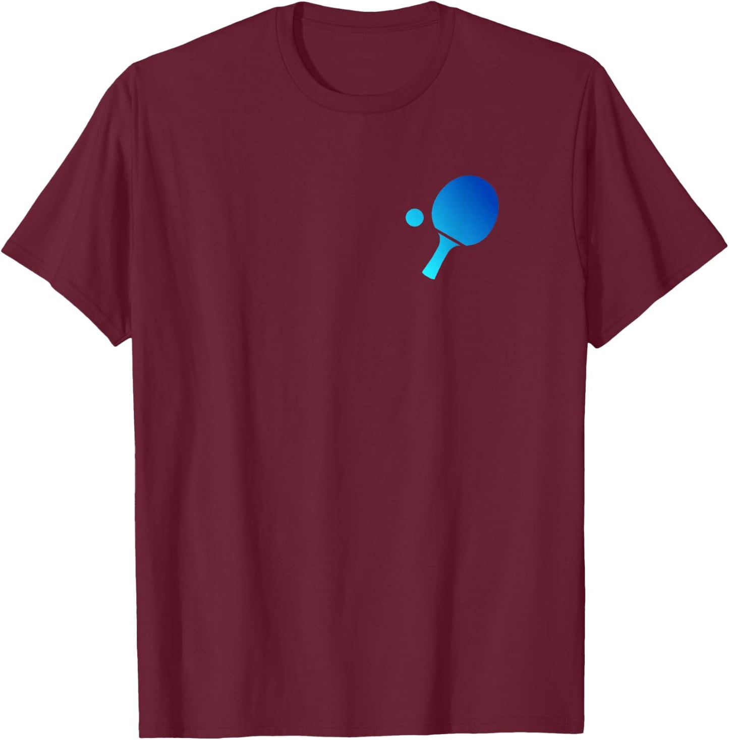 Table Tennis Bat Table Tennis Bat Blue Table Tennis , black T-Shirt - T-Shirt | Maroon