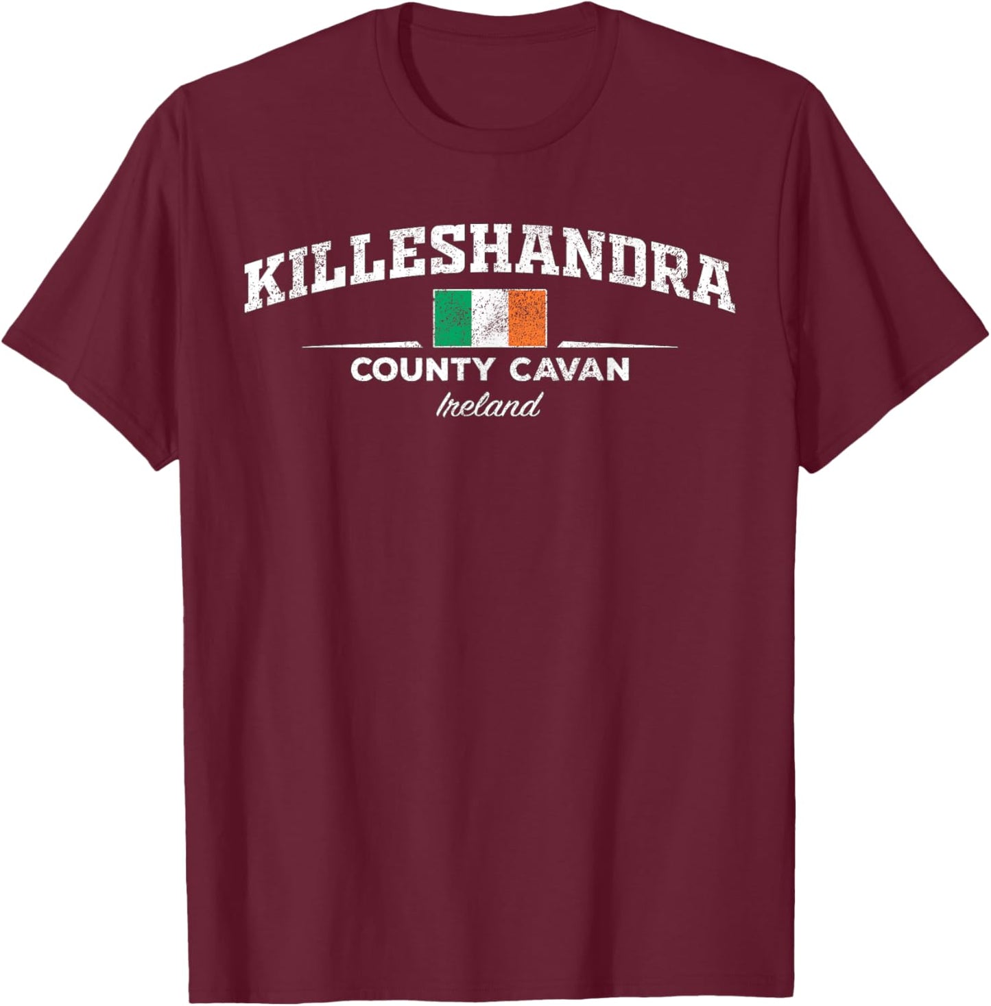 Killeshandra Ireland T-Shirt - T-Shirt | Maroon