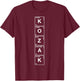 Kozak - Funny Ukrainian Patriot Vintage Ukraine Science T-Shirt - T-Shirt | Maroon