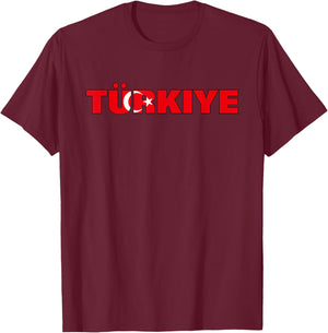 Türkei Flagge Türk Bayragi Herren Türkei Kinder Türkiye T-Shirt - T-Shirt | Maroon