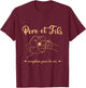 Father and Son Complices pour la Vie/father Son Assorted Duo T-Shirt - T-Shirt | Maroon