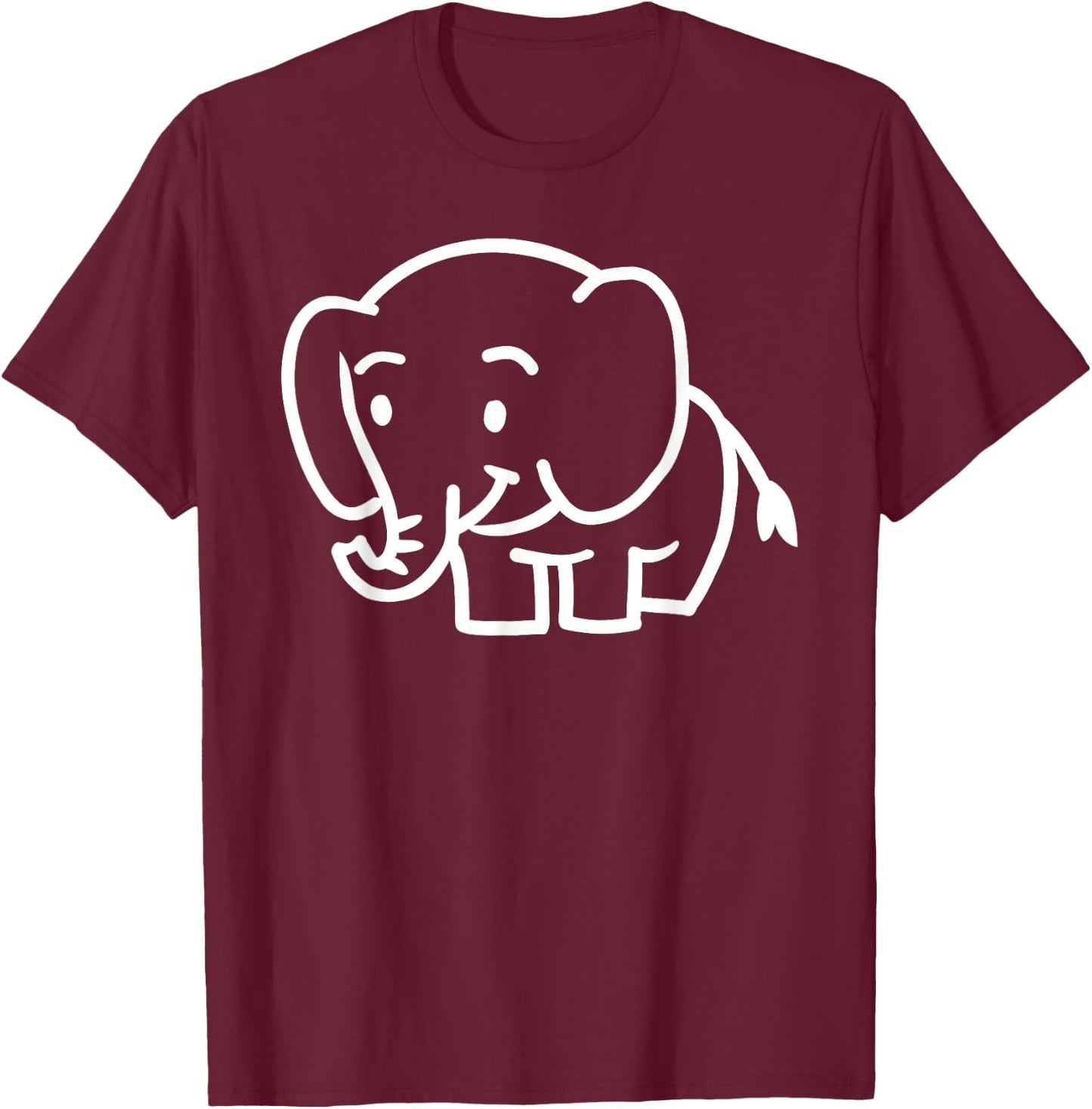 Cute elephant T-Shirt - T-Shirt | Maroon