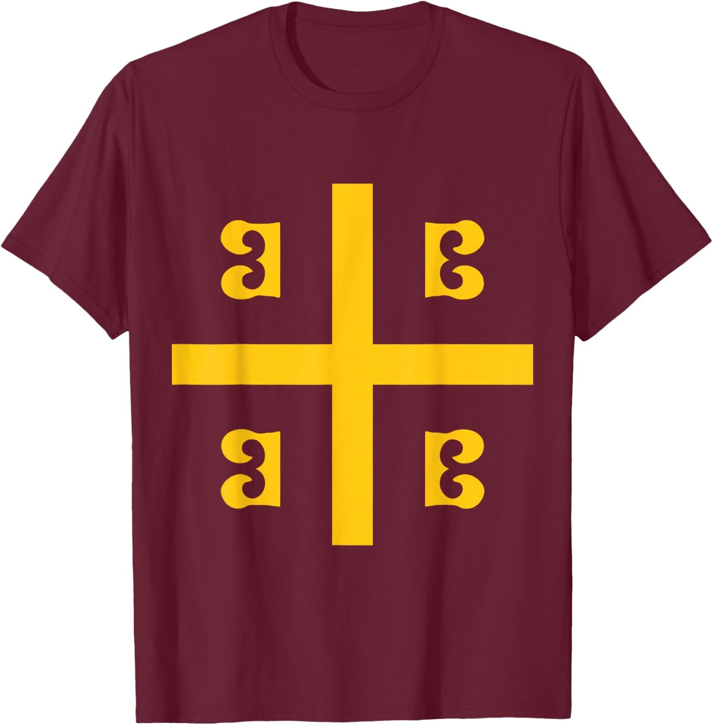 Byzantine Flag T-Shirt - T-Shirt | Maroon