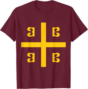 Byzantine Flag T-Shirt - T-Shirt | Maroon