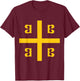 Byzantine Flag T-Shirt - T-Shirt | Maroon