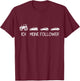 Lustige Sprüche Geschenke Trecker Landwirt - Ich meine Follower Traktor Schwarz Erwachsene Klein Crew Kurzarm T-Shirt - T-Shirt | Maroon