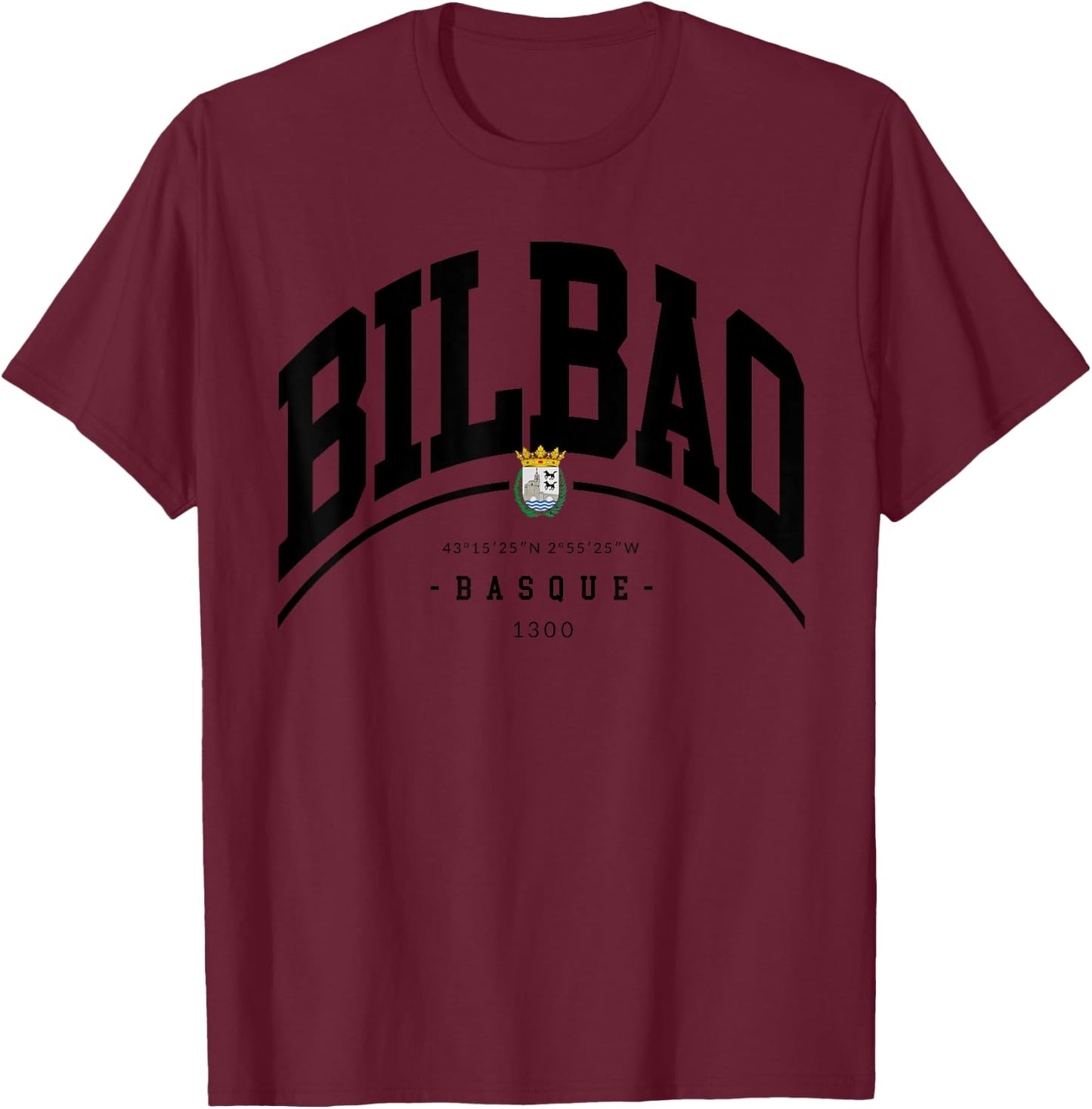 Bilbao Espagne vacances à Bilbao voyage en famille Bilbao T-Shirt - T-Shirt | Maroon